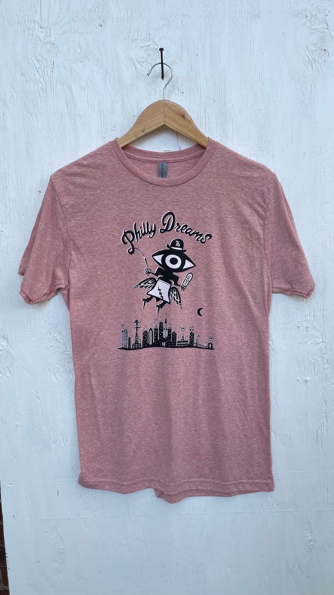 Philly Dreams Tee - Heathered Pink